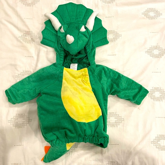 Baby Triceratops Halloween Costume Pullover Top 0-6 Months Hyde & EEK Target - Picture 2 of 6